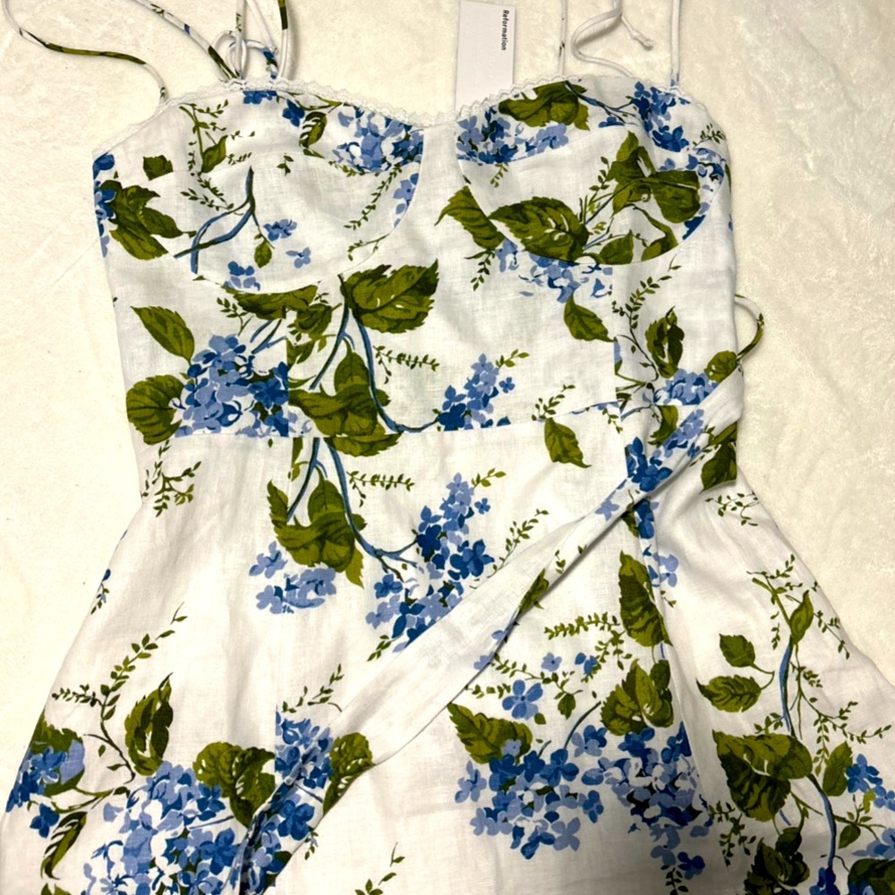 Reformation linen dress